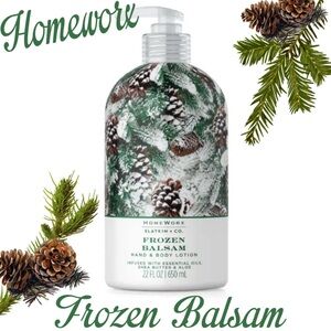 HOMEWORX HARRY SLATKIN & CO FROZEN BALSAM HAND & BODY LOTION ~ NEW ~ SEALED